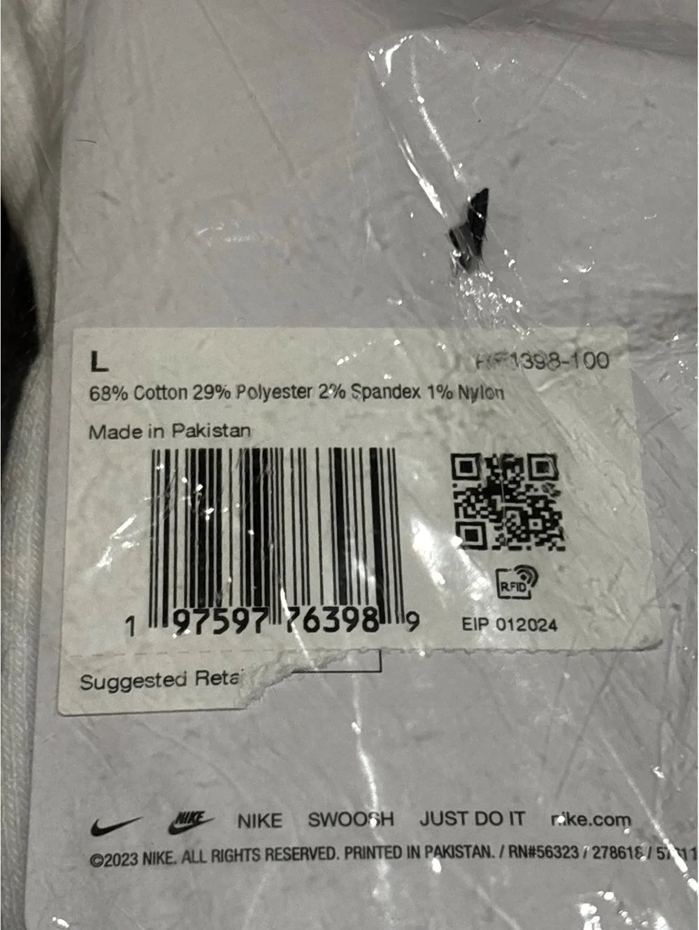 Supreme®/Jordan® Crew Socks (2 Pack) LARGE